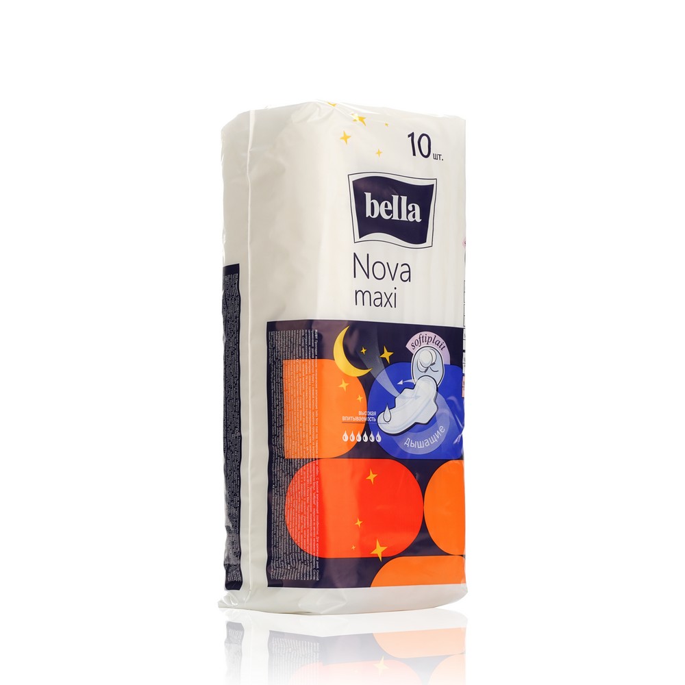 

Женские прокладки Bella Nova Maxi , softiplait , 10шт