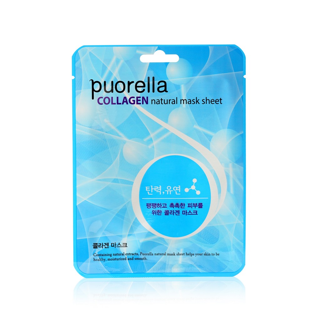 Маска для лица Puorella  collagen  Антивозрастная 21г