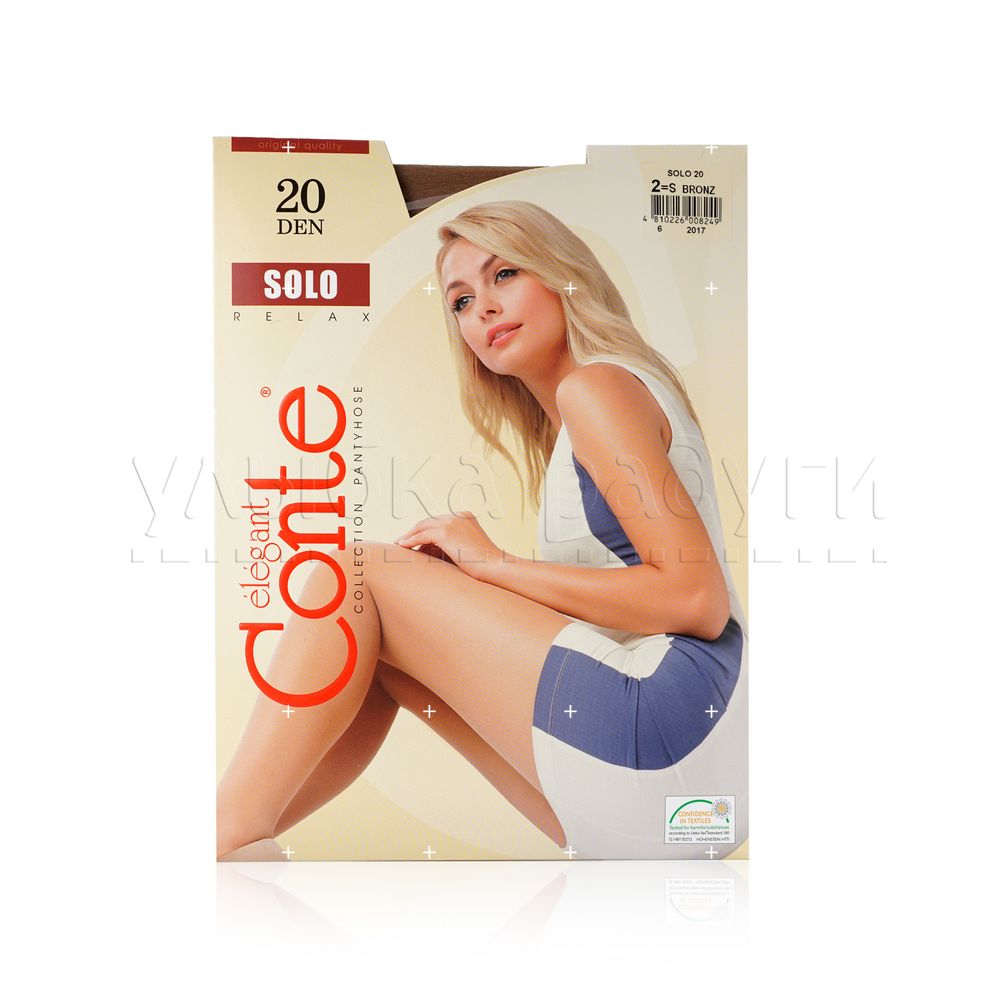 

Женские колготки Conte Solo 20den Bronz 2 размер