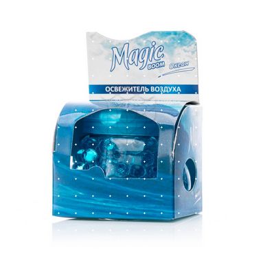 Освежитель воздуха - поглотитель запахов Magic Boom универсальный гелевый " Океан " 100г