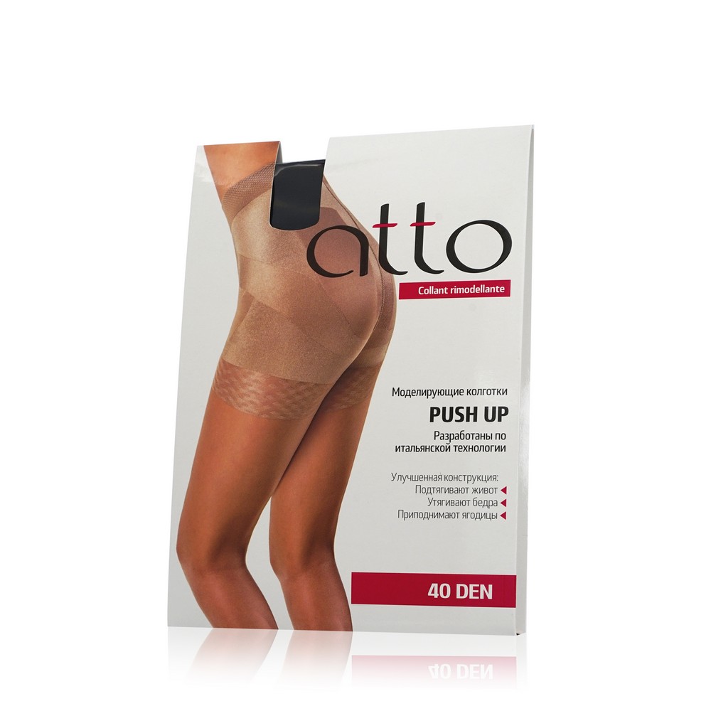 

Женские колготки Atto Push Up 40den черные 5 размер