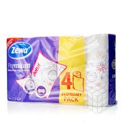 Бумажные полотенца Zewa PREMIUM декор 2х-слойные 4шт