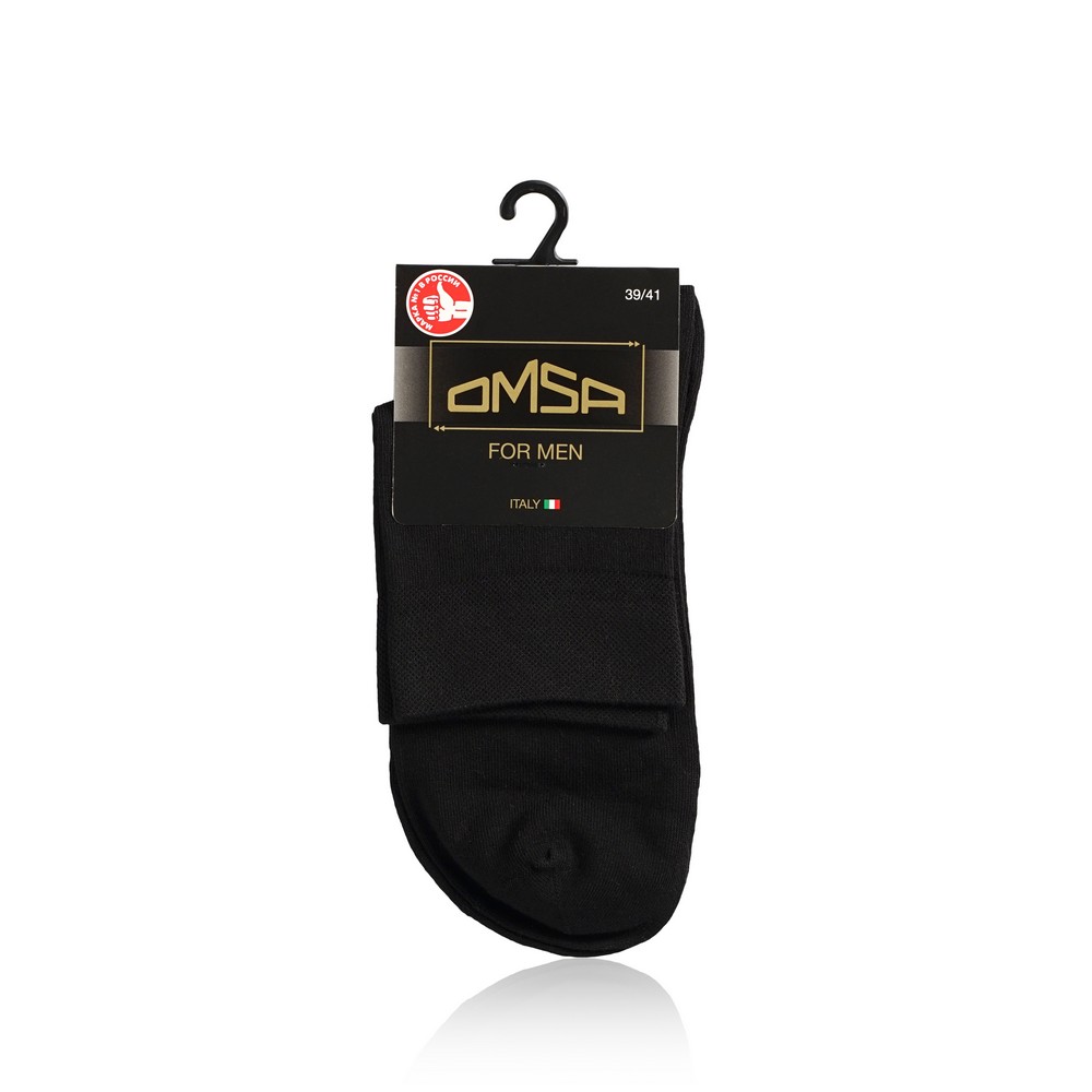 

Мужские носки Omsa Classic трикотажные , 202 , Nero , р.39-41
