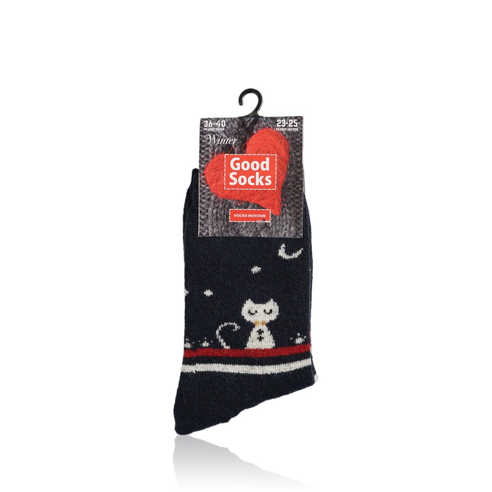 

Женские носки Good Socks AW19/18, WAT81266-54 " Котик " с шерстью