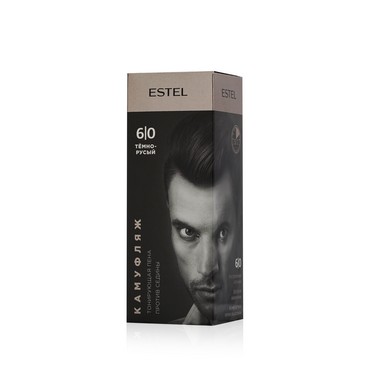 Тонирующая пена против седины Estel Alpha Homme Color Камуфляж 6/0 Тёмно-русый