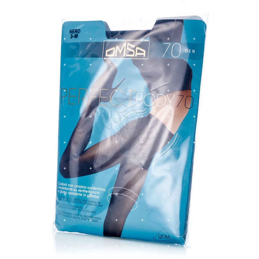 

Женские колготки Omsa Perfect Body 70den Nero 3 размер