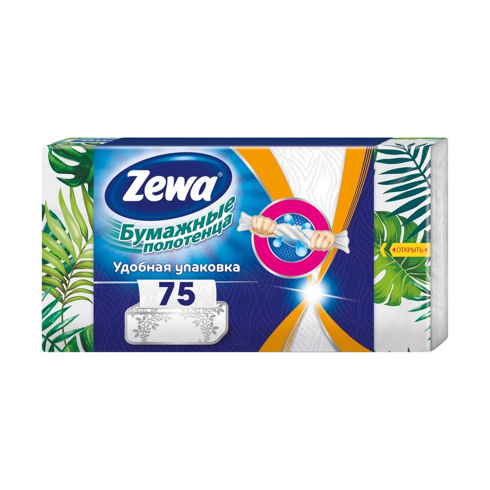 

Бумажные полотенца Zewa Wisch Weg 75 листов