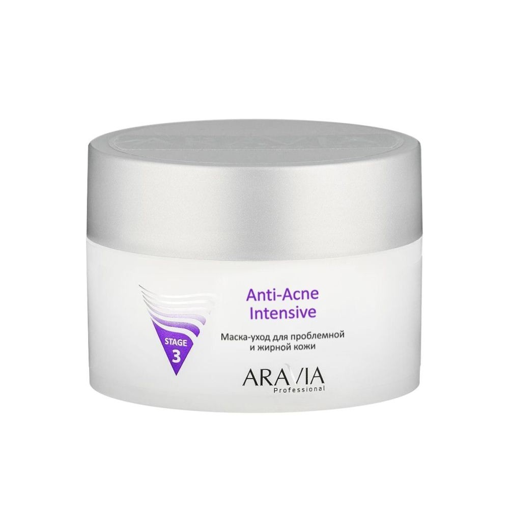 

Маска - уход для лица Aravia Professional Anti-Acne Intensive для проблемной и жирной кожи 150мл