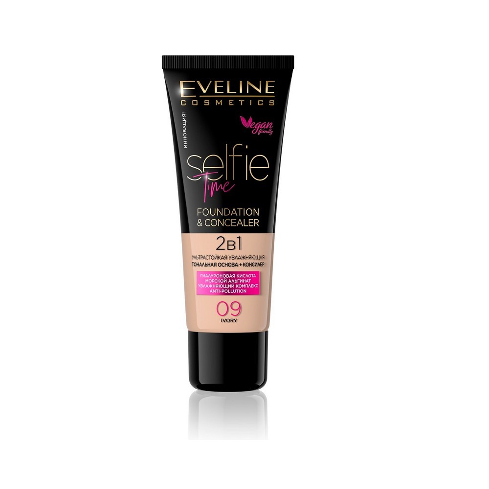 

Тональный крем для лица Eveline Selfie time 09 Ivory 30мл