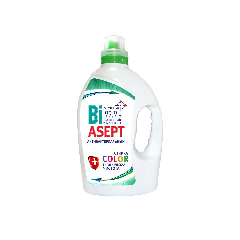 Гель для стирки цветного белья BiASEPT Color автомат 1,2л