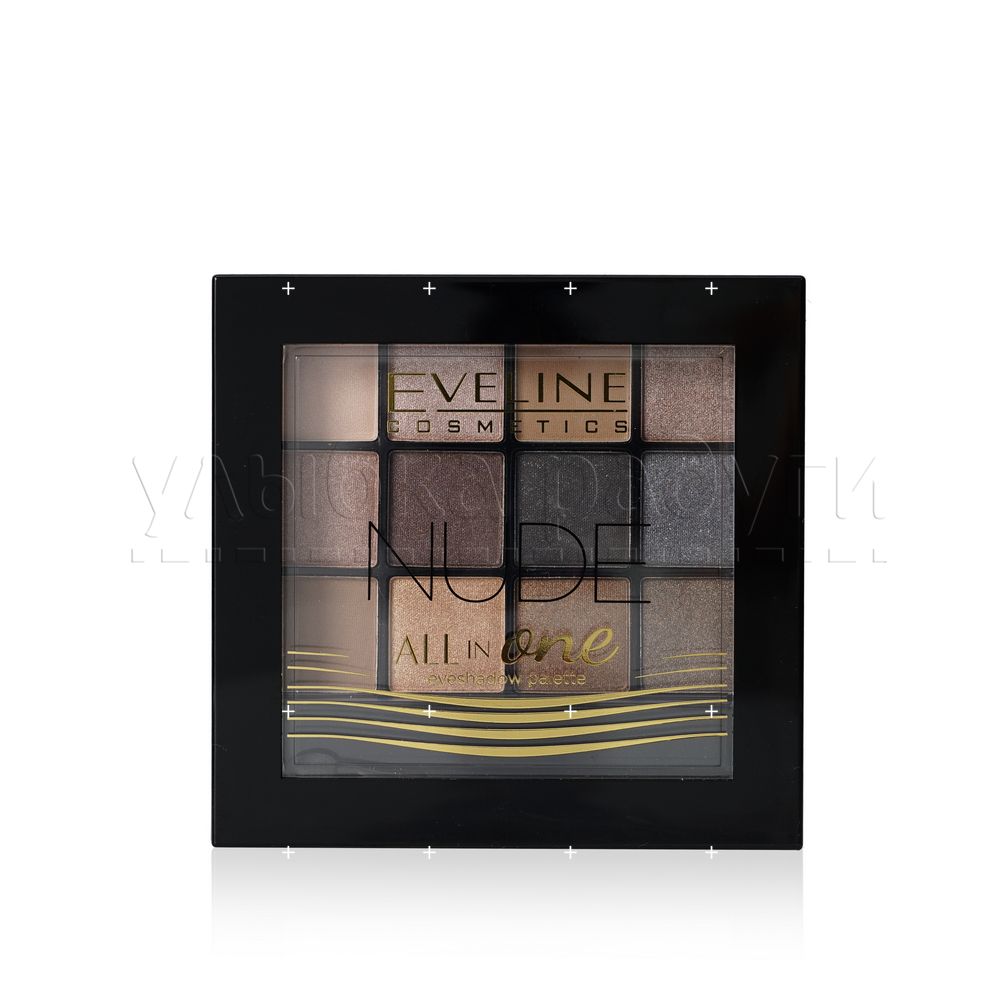 

Тени для век Eveline All in one 12 Nude 12г