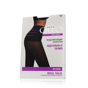 Женские колготки Atto Ideal Body Talia 40den Nero 3 размер