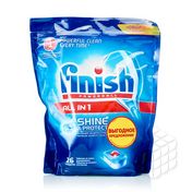 Таблетки Finish All in 1 для посудомоечных машин " Shine & Protect " 26шт