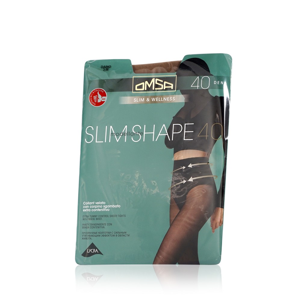 

Женские колготки Omsa Slim shape 40den Daino 3 размер