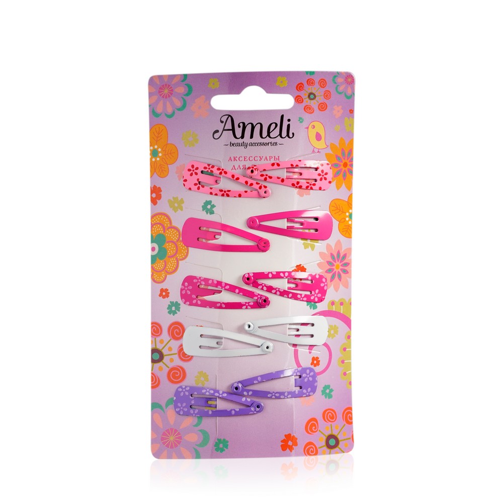 

Детские заколки для волос Ameli 3см, 10шт