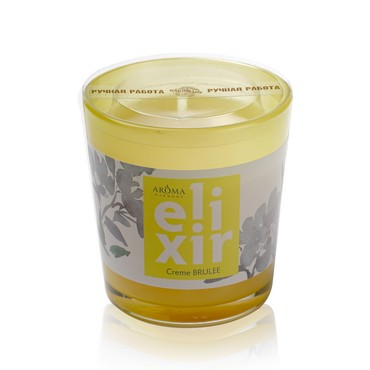 Свеча ароматическая Aroma Harmony Elixir " Creme Brulee " 140г