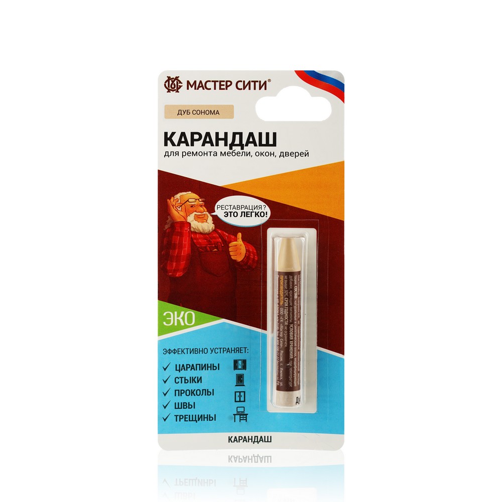 

Карандаш мебельный Мастер Сити , Дуб Сонома 6г