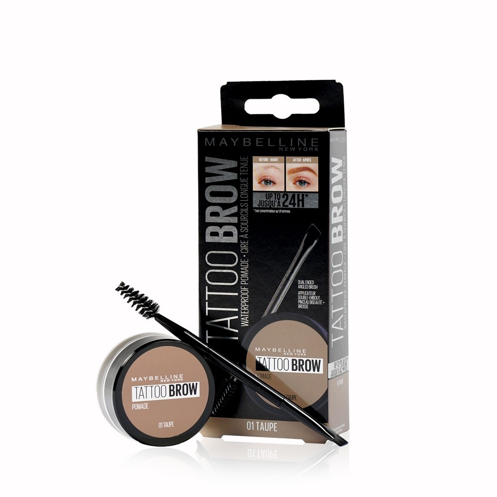 Стойкая помада для бровей Maybelline New York Tattoo Brow Pomade 001 Taupe 3,5г