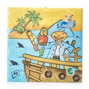 Бумажные салфетки Lambi " Капитан " 33*33см 20шт