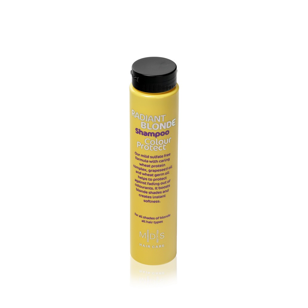 

Бессульфатный шампунь для светлых волос Mades Cosmetics Hair Care " Radiant Blonde Color Protect " 250мл