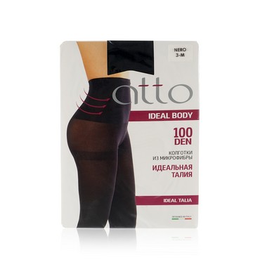 Женские моделирующие колготки Atto Ideal Body Talia 100den Nero 3 размер