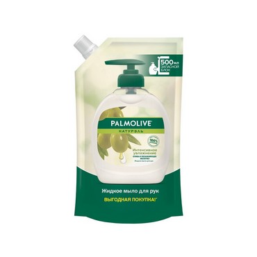 Туалетное мыло Palmolive Натурэль жидкое " Интенсивное увлажнение " дой-пак 500мл