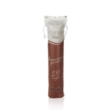 Ватные диски прошитые Cotto Fleur 120шт