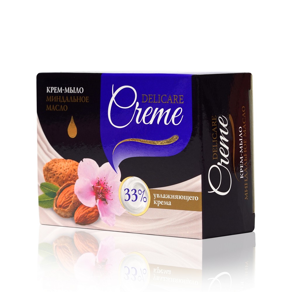 

Туалетное крем - мыло Delicare Creme " Миндаль и молоко " 100г