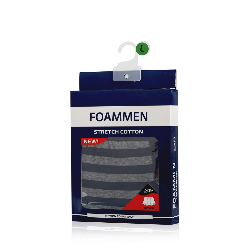 

Мужские трусы - боксеры Foammen Fo80501-1 серые L