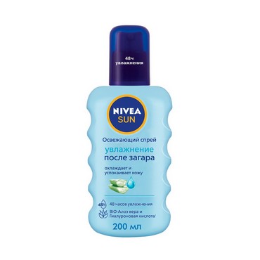 Освежающий спрей Nivea Sun для тела " Увлажнение после загара " 200мл