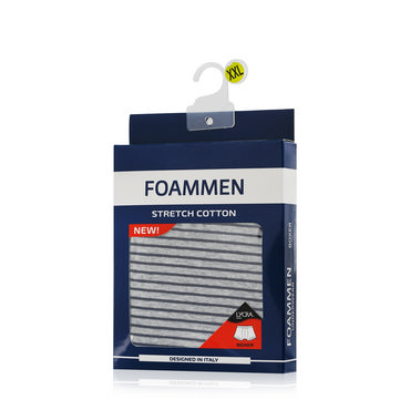 Мужские трусы - боксеры Foammen Fo80503-2 , серые , XXL