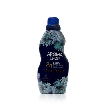 Гель для стирки Aroma Drop " Свежесть Лотоса " 2 в 1 , 1л