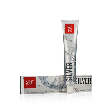Зубная паста - гель SPLAT Special " Silver " Серебро 75мл