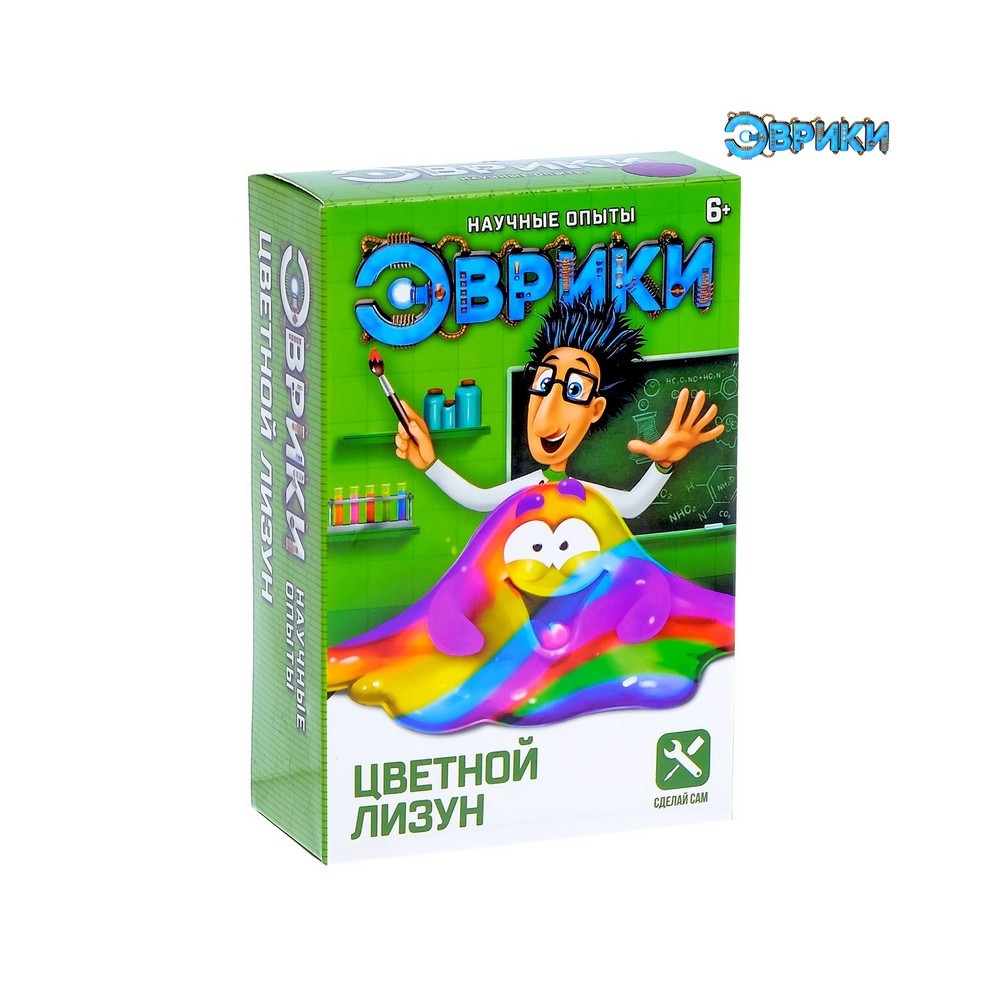 

Набор для опытов Эврики " Цветной лизун " 6+