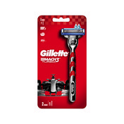 Станок Gillette Mach 3 Turbo для бритья + сменные кассеты 2шт