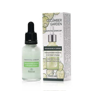 Сыворотка - эликсир Floresan Cucumber Garden " увлажнение и сияние " 30мл