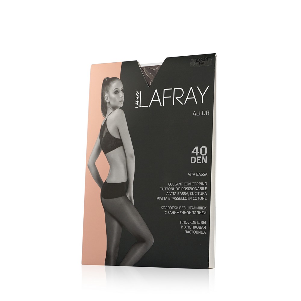 

Женские колготки La Fray Emotion с заниженной талией 40den 3 размер