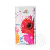 Носовые платочки Мягкий знак Flowers бумажные 2х-слойные 10шт