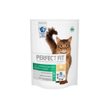 Корм для стерилизованных кошек Perfect Fit с курицей 190г