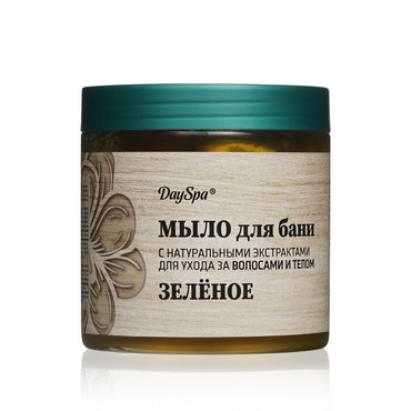 Мыло для бани Day Spa " Зеленое " 500мл