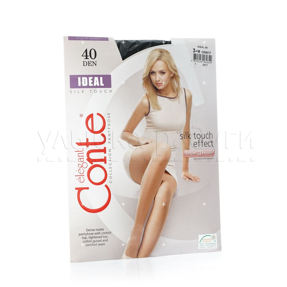 

Женские колготки Conte Ideal 40den Grafit 3 размер