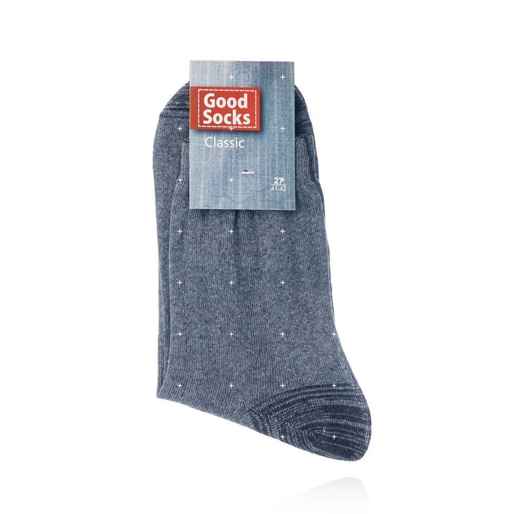 

Мужские носки Good Socks Classic трикотажные серые р.27