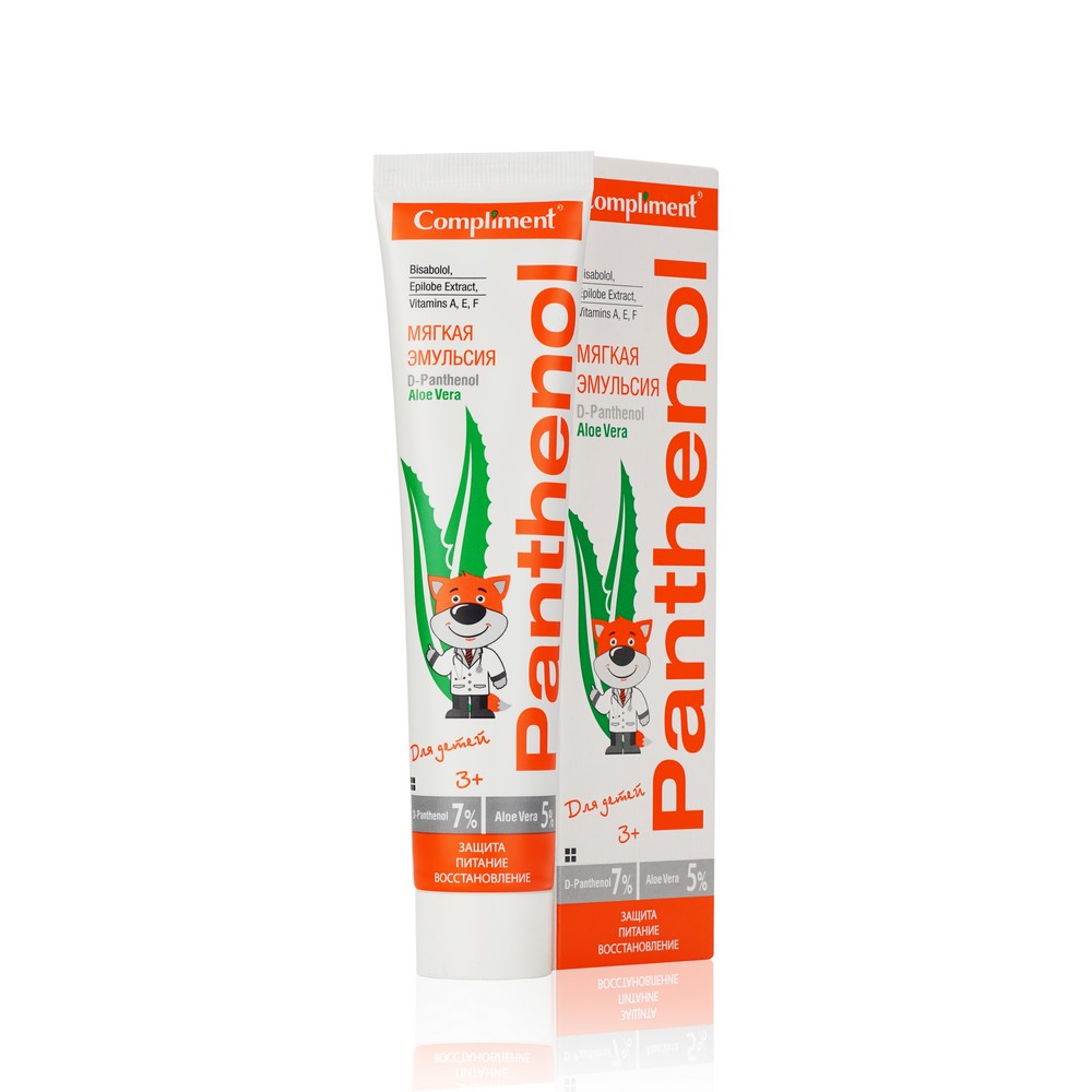 

Детская мягкая эмульсия от ожогов Compliment Panthenol 75мл