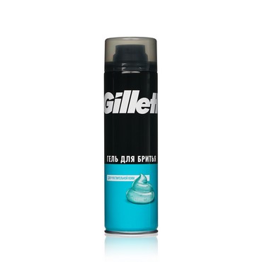 Гель для бритья Gillette Sensitive Skin для чувствительной кожи 200мл