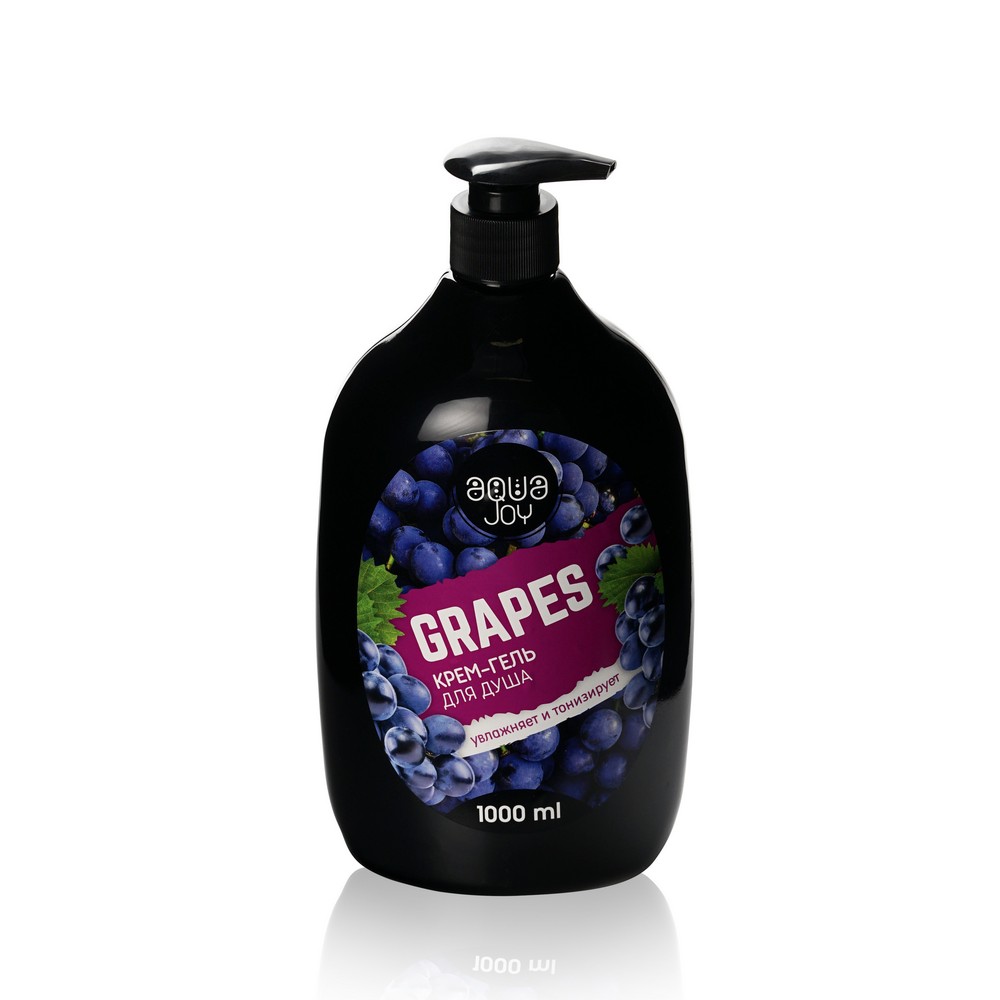 

Крем - гель для душа Aqua Joy " Grapes " 1000мл