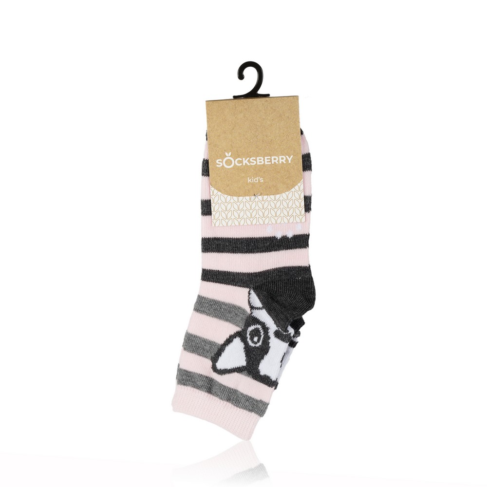 

Детские носки Socksberry Kids KS-0019 " Бульдог на розовом " , р.16