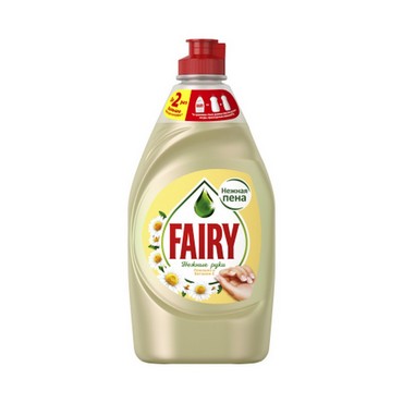 Гель для мытья посуды Fairy Нежные руки " Ромашка и витамин E " пена эффект 450мл