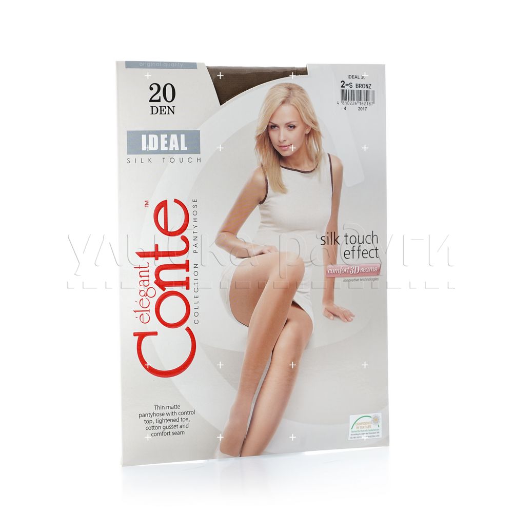 

Женские колготки Conte Ideal 20den Bronz 2 размер