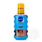 Солнцезащитное масло - спрей Nivea Sun " Защита и загар " SPF 20 200мл