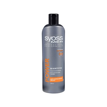 Мужской шампунь Syoss Men " POWER & STRENGTH " для нормальных волос 500мл